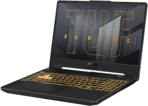 华硕 TUF F15游戏本 – 配备最新的 RTX 3050 Ti GPU ASUS TUF Gaming F15 Gaming Laptop
