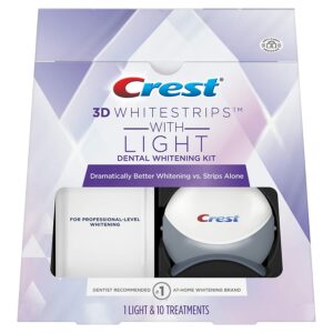 最佳整体：牙齿美白贴片 Crest 3D Whitestrips with Light