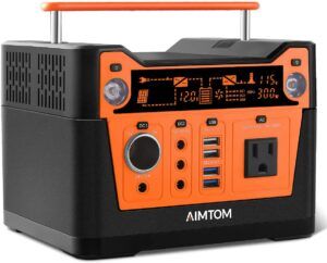 AIMTOM PowerPal Rocker 便携式发电站 ：AIMTOM 300-Watt Portable Power Station 