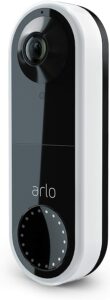 具有有最佳观看区域的智能门铃监控：Arlo Video Doorbell