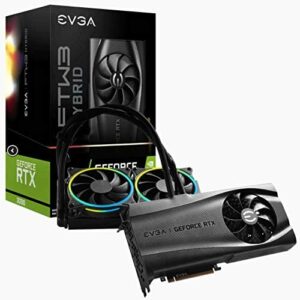 最佳水冷 RTX 3090 显卡：EVGA GeForce RTX 3090 FTW3 Ultra Hybrid Gaming