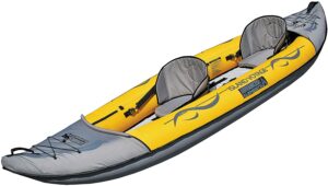 适合平静水域的：ADVANCED ELEMENTS Island Voyage 2 Inflatable Kayak