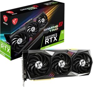 微星MSI Gaming GeForce RTX 3080 LHR 10GB GDRR6X 显卡
