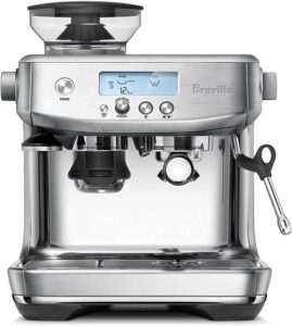 最佳 Breville 浓缩咖啡机 BES878BSS Barista Pro