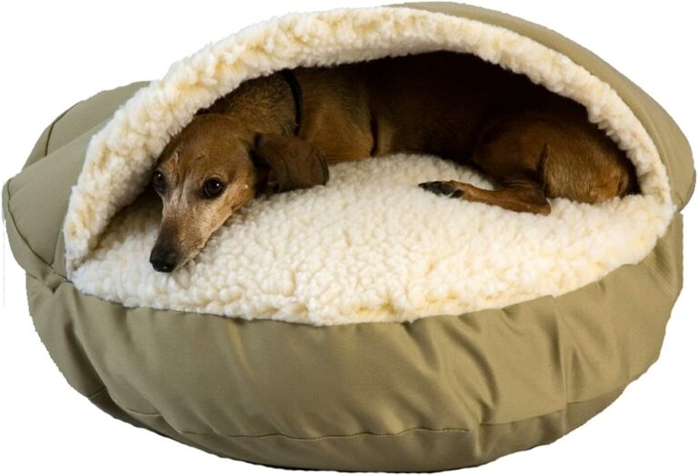 最佳洞穴风格 Snoozer Classic Poly-Cotton Cozy Cave Pet Bed