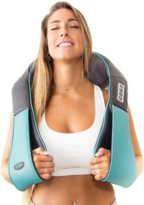最佳加热： INVOSPA 指压背部、肩部和颈部按摩器